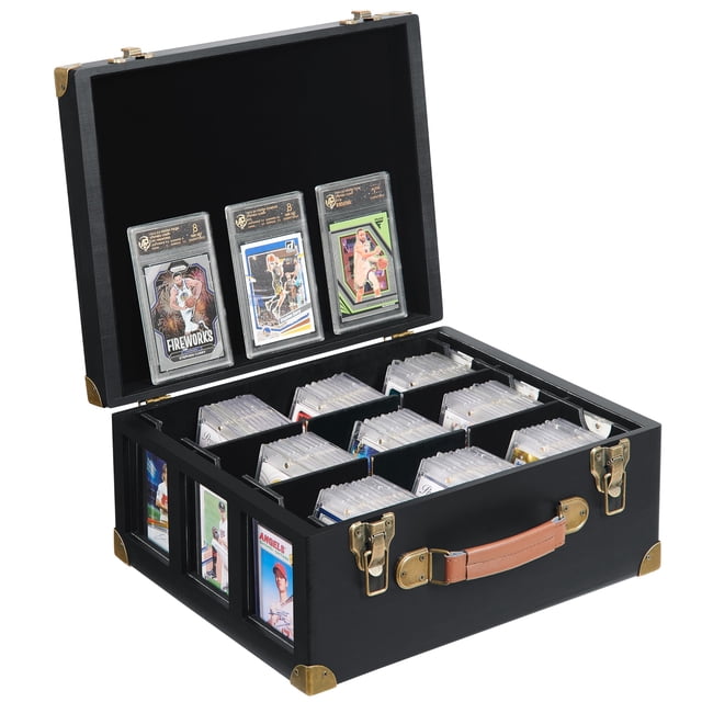 Caja de Almacenamiento para Cartas Deportivas Poyilooo para Más de 140 Cartas Calificadas