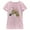 Light Pink - Bow, variant on Girl's Lost Gods Horse Floral Crown Wreath Graphic Tee Light Pink - Crown Large