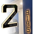 thumbnail image 1 of Solar-powered Digital Doorplate Waterproof LED Address Number Sign, 1 of 7
