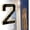 2, variant on Solar Powered House Numbers, Waterproof LED Address Sign Bright Backlit Easy Install for Home Yard Street Shop