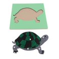 thumbnail image 4 of Montessori de de Rompecabezas Panel de Animales con Perillas de Plásticos Juguetes Educativos, 4 of 8