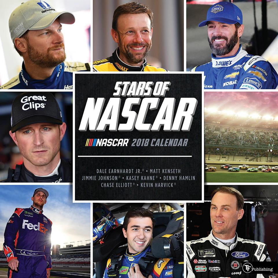 2018 Stars of NASCAR Wall Calendar