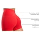 thumbnail image 4 of Shorts CRZ YOGA Butterluxe Cintura Alta 6.5 cm Rojo M, 4 of 5