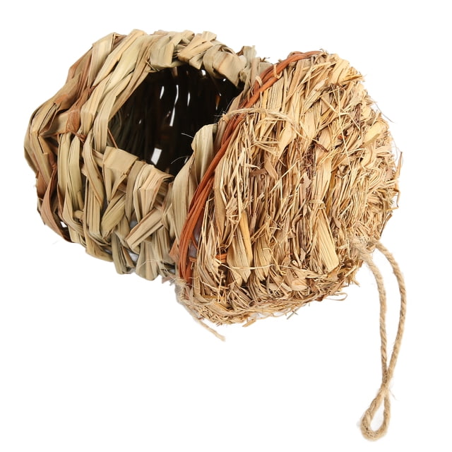 Casa para pájaros tejida pájaro de hierba decorativo para patio para interior ANGGREK Otros