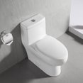 thumbnail image 2 of DeerValley DV-1F026 Ceramic Dual Flush Elongated One-Piece Toilet (Seat Included), 2 of 14