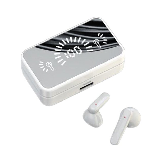 Espejo Bluetooth 5.2 Auriculares Inalámbricos Con Led Auriculares Deportivos Estéreo Mini Auriculares Binaurales A Prueba De Agua Advancent EL017805-04