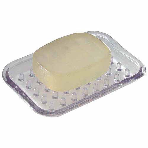 InterDesign Plastic Bar Soap Holder for Bathroom Shower ...