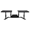thumbnail image 3 of Allsop Metal Art ErgoTwin Adjustable Monitor Stand - Black, 3 of 8