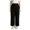 Black, variant on CPNG Girls Wide Leg Dress Pants Solid Color Elastic High Waist Wide Leg Casual Uniform Pants with Pockets