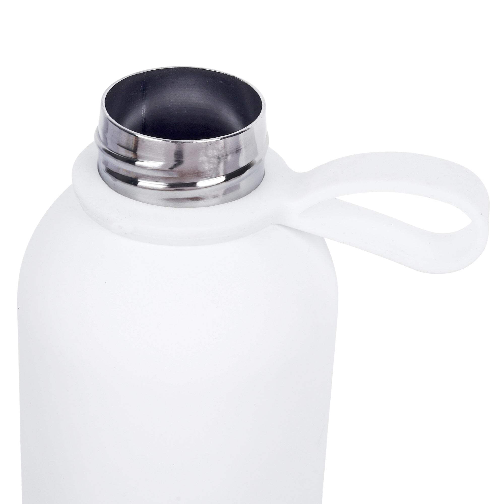 SINT 25 Oz Stainless Steel, Double Wall & Vacuum Insulated, White Sports Water Bottle Keep Cold Upto 15 Hrs & Hot for Upto 12 Hrs