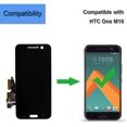 thumbnail image 4 of for HTC One M10 M10H LCD Touch Screen Display Replacement Assembly Parts Black + Tools, 4 of 4