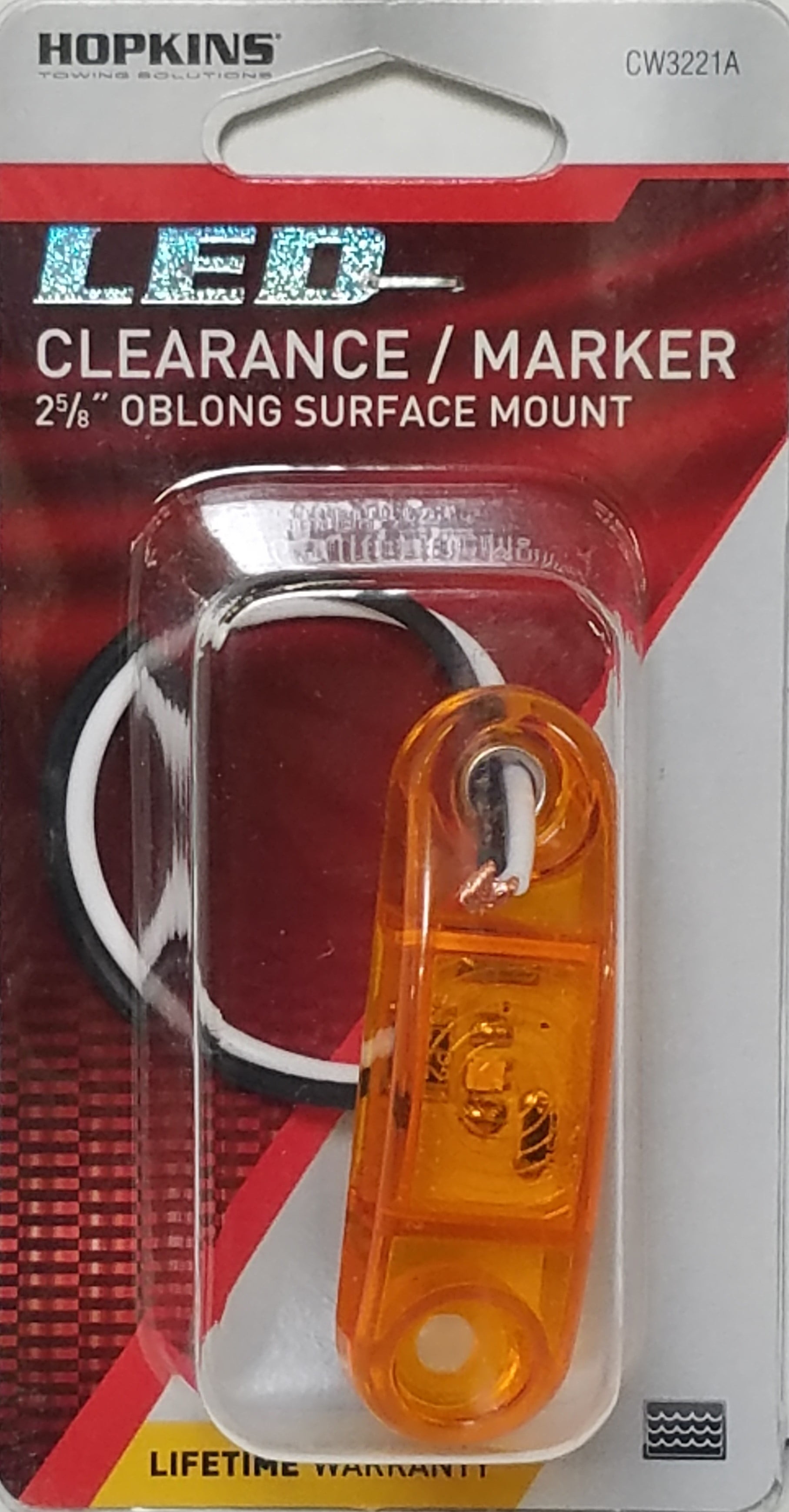 Hopkins Towing Solutions LED Mini Clearance Marker Light Amber