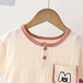 thumbnail image 5 of SUYIDA Little Boy Outfits Size 3 Cute Print Short Sleeve T-Shirt & Shorts Set Loose Fit Crewneck Boys' Two Piece Summer Set Orange,4-5Y, 5 of 5