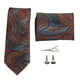 thumbnail image 4 of Conjunto de corbata para hombre, 5 uds., exquisito traje Formal de negocios para hombre, traje de boda, corbata de esmoquin, caja de regalo decorativa A6, 4 of 5