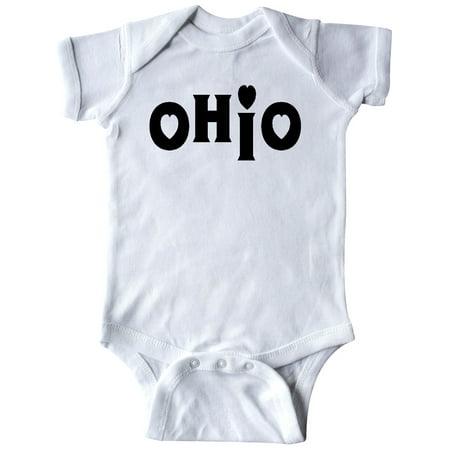 

Inktastic Ohio Hearts Gift Baby Boy or Baby Girl Bodysuit