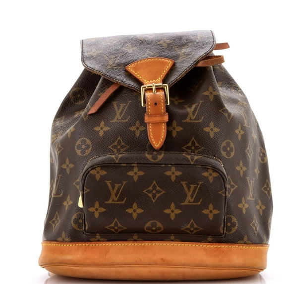 Pre-Owned Vintage Montsouris Backpack Monogram Canvas MM By Rebag