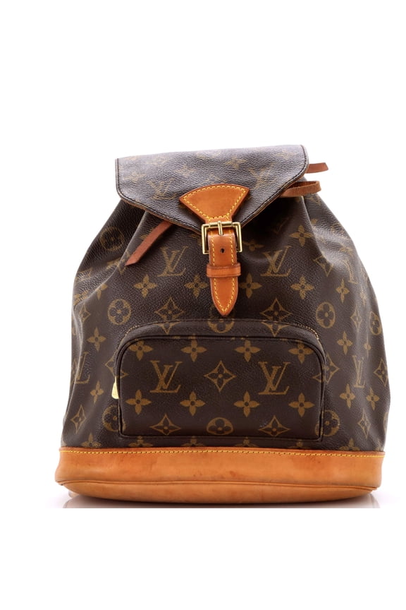 Pre-Owned Vintage Montsouris Backpack Monogram Canvas MM By Rebag