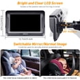 thumbnail image 4 of Cámara para Bebé HD 1080P - Monitor Infantil Trasero con Visión Nocturna, Ángulo Ajustable, Pantalla Anti-Reflejo, Seguridad para Niños, 4 of 5