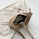 thumbnail image 2 of Bolso de cadena para mujer con cremallera Bolso de axila sólido de cuero PU de moda (Caqui), 2 of 8