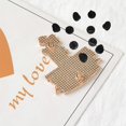 thumbnail image 4 of Alfileres de solapa TTSAM con forma de mariposa para alfileres de embrague, caucho de PVC, 4 of 7