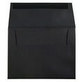 thumbnail image 2 of JAM Paper A6 Envelopes, 4 3/4 x 6 1/2, Black Linen, 25/Pack, 2 of 2