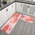 thumbnail image 3 of 2 Piece Floral Flowers Spring Rug Kitchen Rug Set, Decor Kitchen Rugs, Absorbent Non-Slip Washable Floor Mats, Home Indoor Runner Rugs 17"x47"+17"x30", 3 of 7