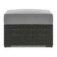 thumbnail image 4 of Homestyles Boca Raton Rattan Outdoor Ottoman in Brown, 4 of 19