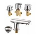 thumbnail image 1 of High Flow Faucet With Ceramic Cartridge, Brass Construction For Kitchen Or Bathroom Sink Area, Long Service Life, 1 of 4