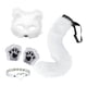 thumbnail image 5 of Conjunto de disfraz de cosplay Yuyangstore para Halloween con máscara, guantes, cola y collar, 5 of 8