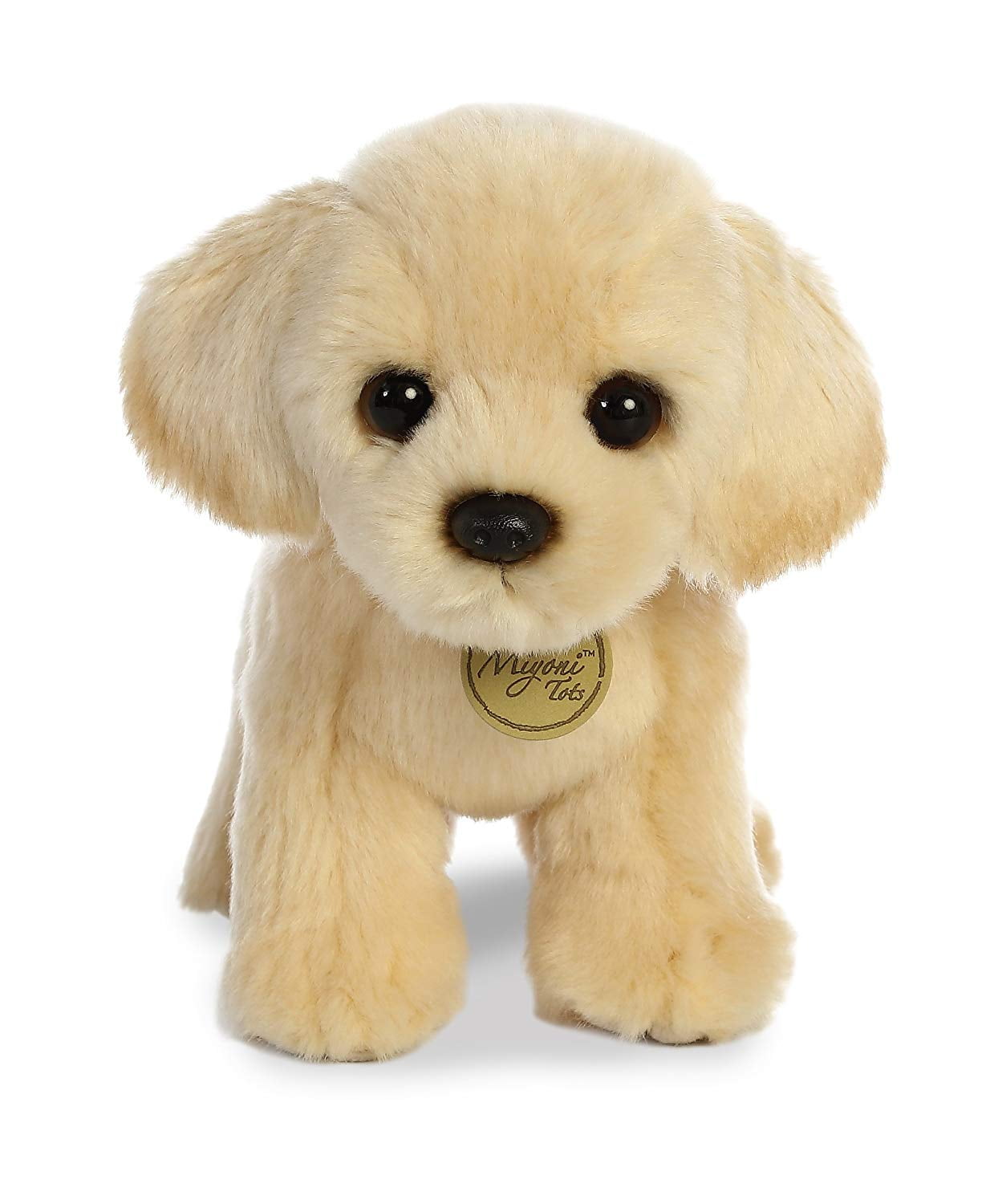 Aurora World Miyoni Plush Golden Lab Pup, Item measures approximately 10 By Aurora World Inc