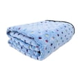 thumbnail image 2 of Fleece Pet Blanket Soft Warm Multi Use Dog Cat Blanket for Crate Bed Travel Car Seat Cover Indoor Outdoor Pet Supplies(M), 2 of 7