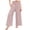 Wine, variant on Palazzo Pants for Girls Gingham Striped Culottes Flowy High Elastic Waist Wide Leg Casual Pants with Pockets Wine 6-7 Years