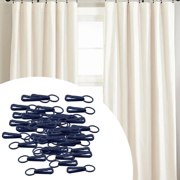 50 ganchos elásticos para colgar cortinas de ducha, accesorios para toldos. Junta tórica