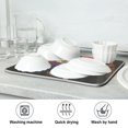 thumbnail image 7 of Yayeee Dish Drying Mat for Kitchen Counter Ultra Absorbent Easy Clean Pad 18x16", Colorful Road, 7 of 7