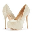 thumbnail image 4 of DREAM PAIRS Women's Swan-30 Platform High Heel Dress Pumps, 4 of 6