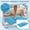 Light Blue, variant on Chenille Non-Slip Bathroom Rug, 16x24 Inch Super Absorbent Soft Floor Mat, Cloud-Like Shaggy Mat for Tub Shower Entry Light Blue