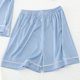 thumbnail image 2 of Pantalones cortos de dormir de estilo coreano para mujer, ropa de dormir, pantalones de pijama de verano, ropa de casa, cintura elástica, cordón, ropa de habitación sólida, 2 of 3