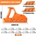 thumbnail image 2 of placo Planer, placo Cutter, Plasterboard Planer Tool, 45° and 60° Edge Trimmer with 10 Replacement Blades, 2 of 4