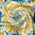 thumbnail image 5 of Ambesonne Victorian Valance Pack of 2, Botanical Swirling Motif, 54"X12", Mustard Multicolor, 5 of 5
