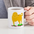 thumbnail image 4 of CafePress - Golden Tripawd Love Mug - 11 oz Ceramic Mug - Novelty Coffee Tea Cup, 4 of 4