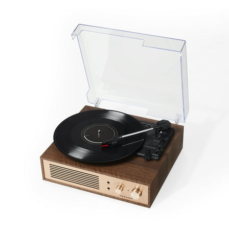 Crosley Miles Record Player with Speakers and Wireless Bluetooth - Audio Turntables