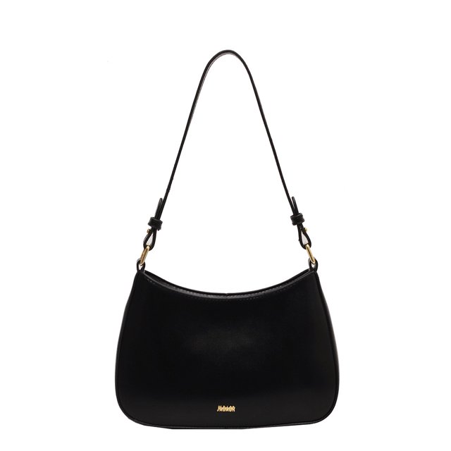 Bolso de hombro de cuero PU para uso diario bolso Hobo elegante de Color sólido para mujer bolsos diarios Vintage