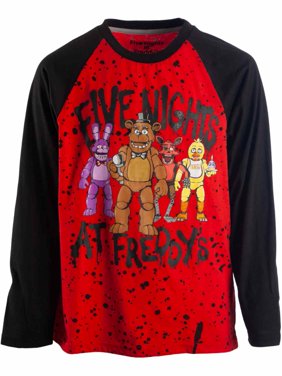 Five Nights At Freddy S Little Boys 4 7 Clothing Walmart Com - fnaf roblox t shirt ft freddy