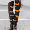 thumbnail image 2 of UVEASISHA Womens Novelty Leggings Halloween Funny Yoga Pants Tummy Control High Waisted Workout Tights Milk Silk Soft Stretch Skinny Pants Multicolor XL, 2 of 5