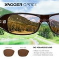thumbnail image 3 of Xagger Polarized Wrap Around Sunglasses for Men Women Sports Driving Fishing Anti-Glare UV400 Sun Glasses, 3 of 6