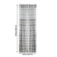 thumbnail image 2 of Cortina semitransparente Cortina de gasa para ventana, cortina divisoria de habitación para balcón de dormitorio, 100x250 cm, gris, 1 pieza Advancent LF0161-05B, 2 of 7
