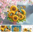 thumbnail image 4 of Diy Art Pendse Kit Rhinestone Pendants 5D Pintura Dots Acrílico Forma Especial Corazón para La Ventana Del Jardín, 4 of 9