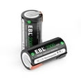thumbnail image 2 of EBL Rechargeable C Batteries 2300mAh Battery Size C General Purpose Battery for Power Device, 2 Pack, 2 of 6