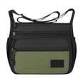 thumbnail image 2 of Men's Waterproof Nylon Crossbody Chest Bag, Multifunctional Lightweight Sports Shoulder Bag, Outdoor Leisure Travel Sling Backpack with Headphone Port for Daily Commute Hiking, 2 of 6