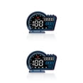 thumbnail image 3 of Sidaley Velocímetro HUD para coche LED de alta definición Alarma Pantalla digital Fuente de alimentación USB Pantalla multifunción 2piezas, 3 of 6